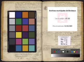 293 vues Registre des actes de naissance de Bordeaux, section 1, 1882