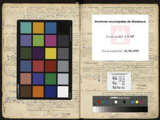 283 vues Registre des actes de naissance de Bordeaux, section 2, 1889