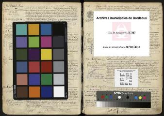 304 vues Registre des actes de naissance de Bordeaux, section 1, 1896