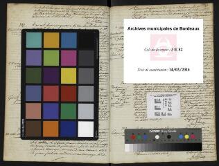 186 vues Registre des actes de décès de Bordeaux, section 1, 1814